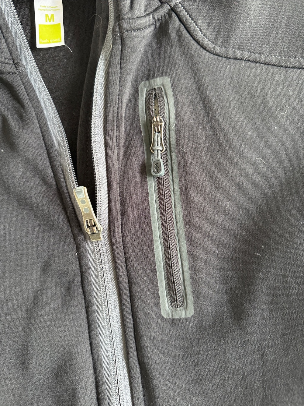 Smartwool Black Hooded Lightweight Jacket - Picture 3 of 4